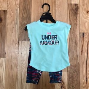 * Toddler girls Under Armour outfit size 18m
